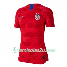 Camisolas de Futebol Estados Unidos Equipamento Alternativa Copa do Mundo Feminino 2019 Manga Curta